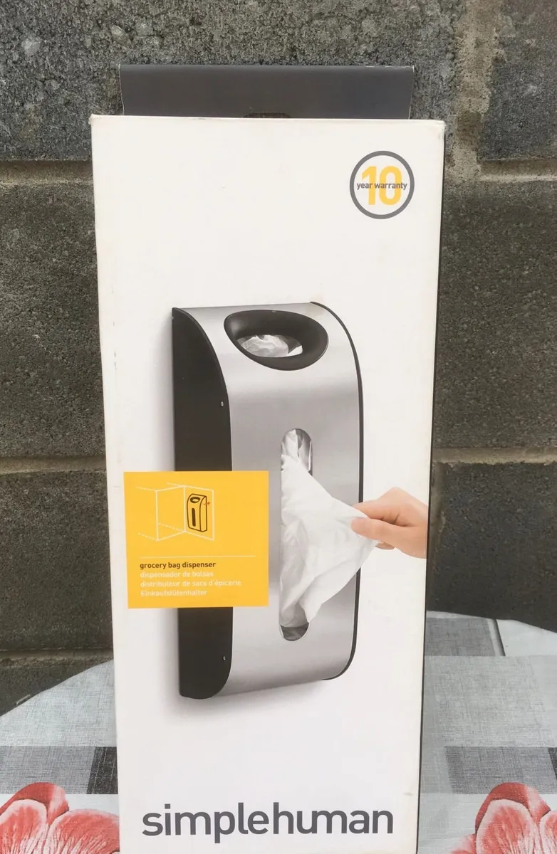 BRAND NEW Simplehuman Shopping Bag Storage - Image 3