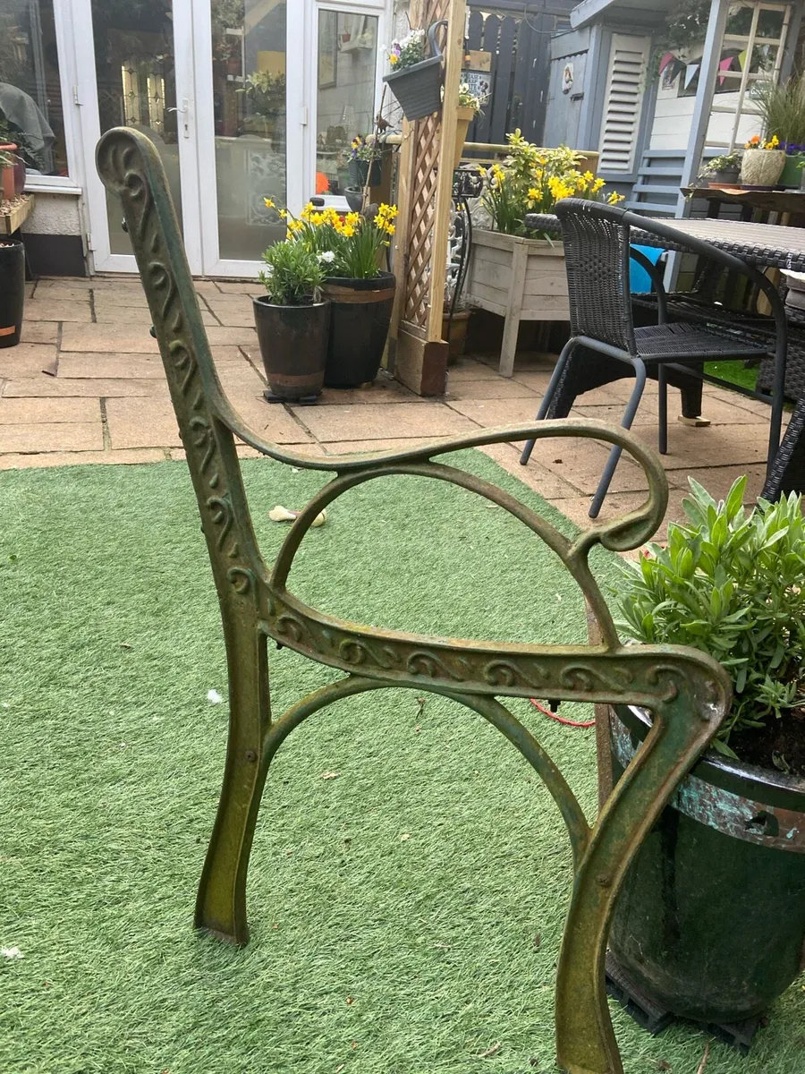 Garden Bench ends - Image 2