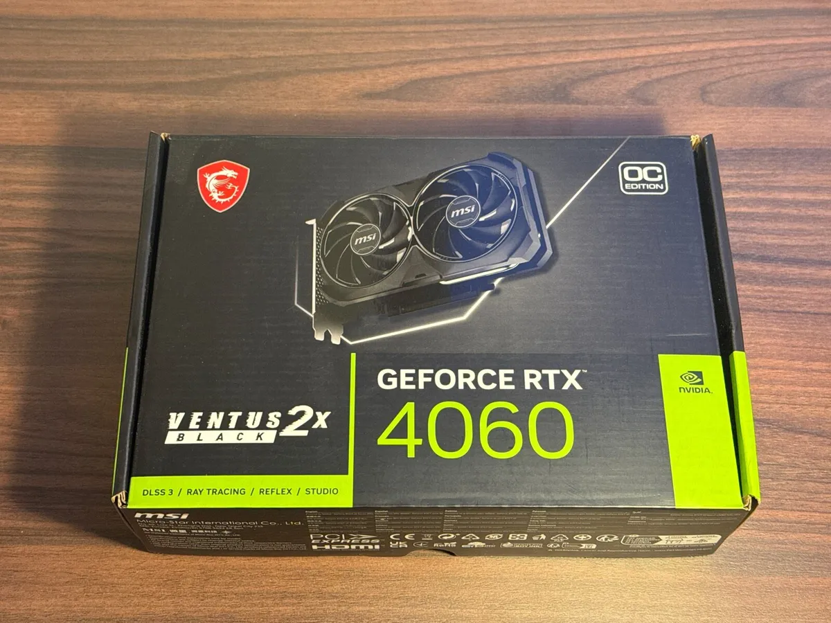 RTX 4060 VENTUS 2X BLACK 8GB - Image 1