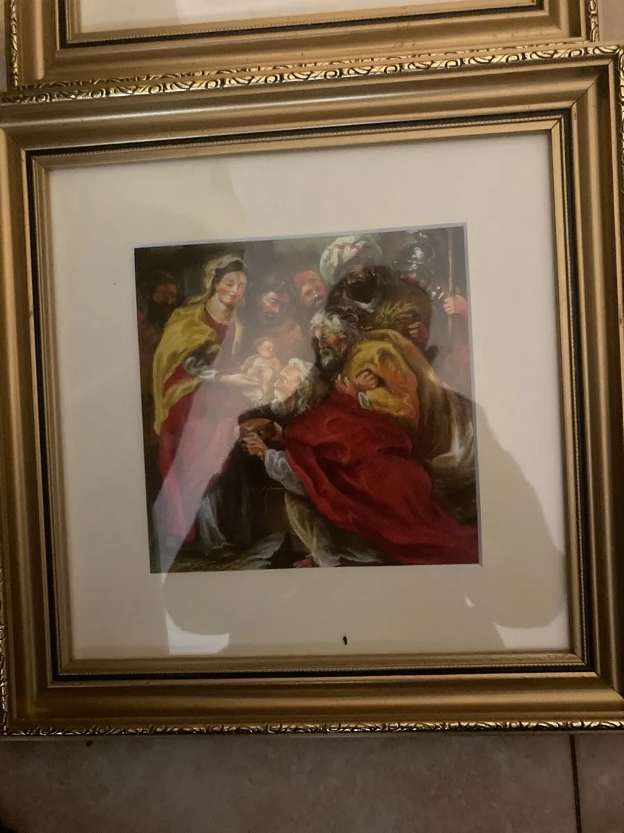 Collection religious framed pictures free postage - Image 2