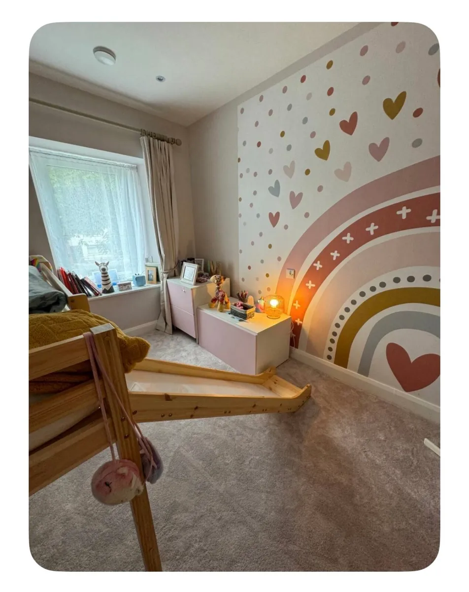 Loft bed with slide - Image 1