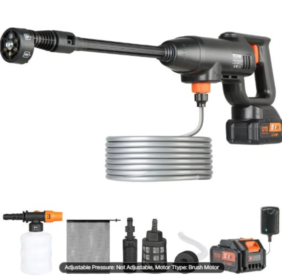 Cordless Pressure Washer,580-PSI 1.1 GPM Portable - Image 1