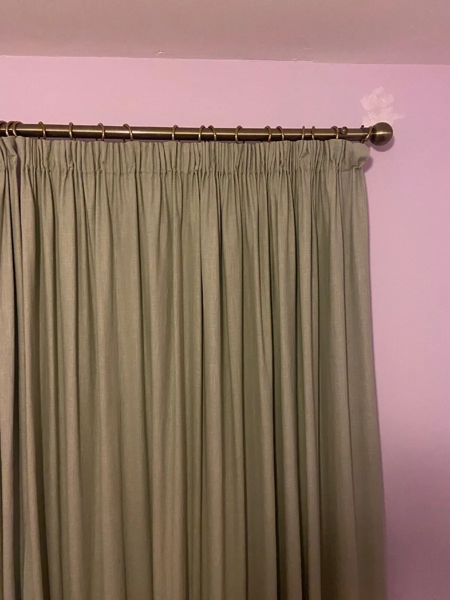 Sage linen blend M&S Curtains - Image 2