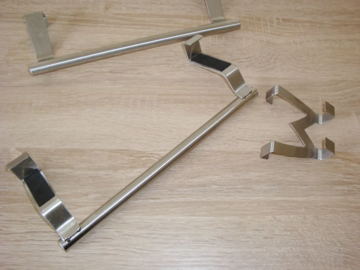 3 Over kitchen cabinet door tea towel hangers - Image 2