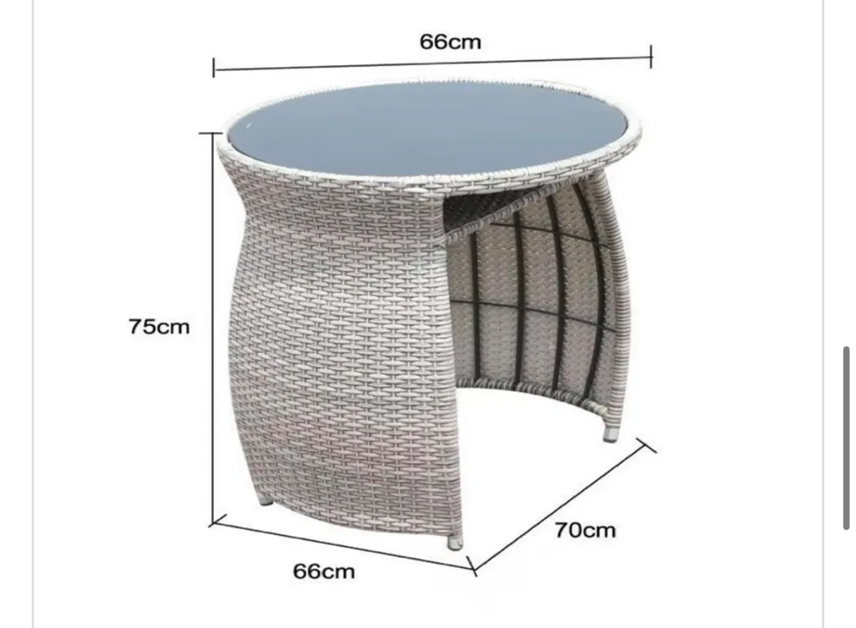 SALE Balcony Bistro Set - Image 3