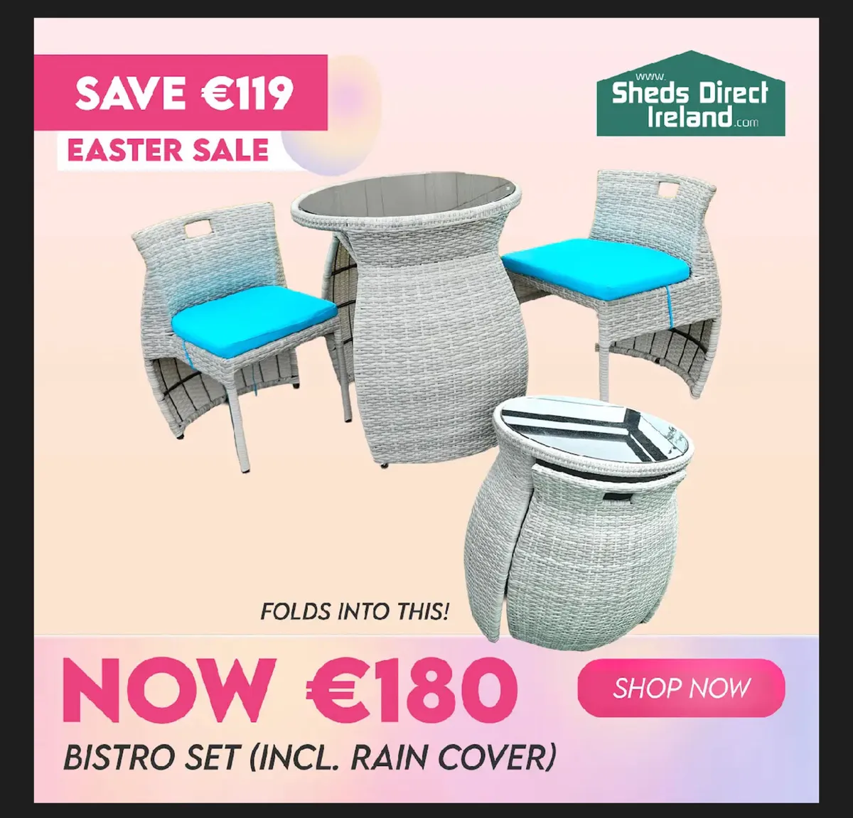 SALE Balcony Bistro Set - Image 1