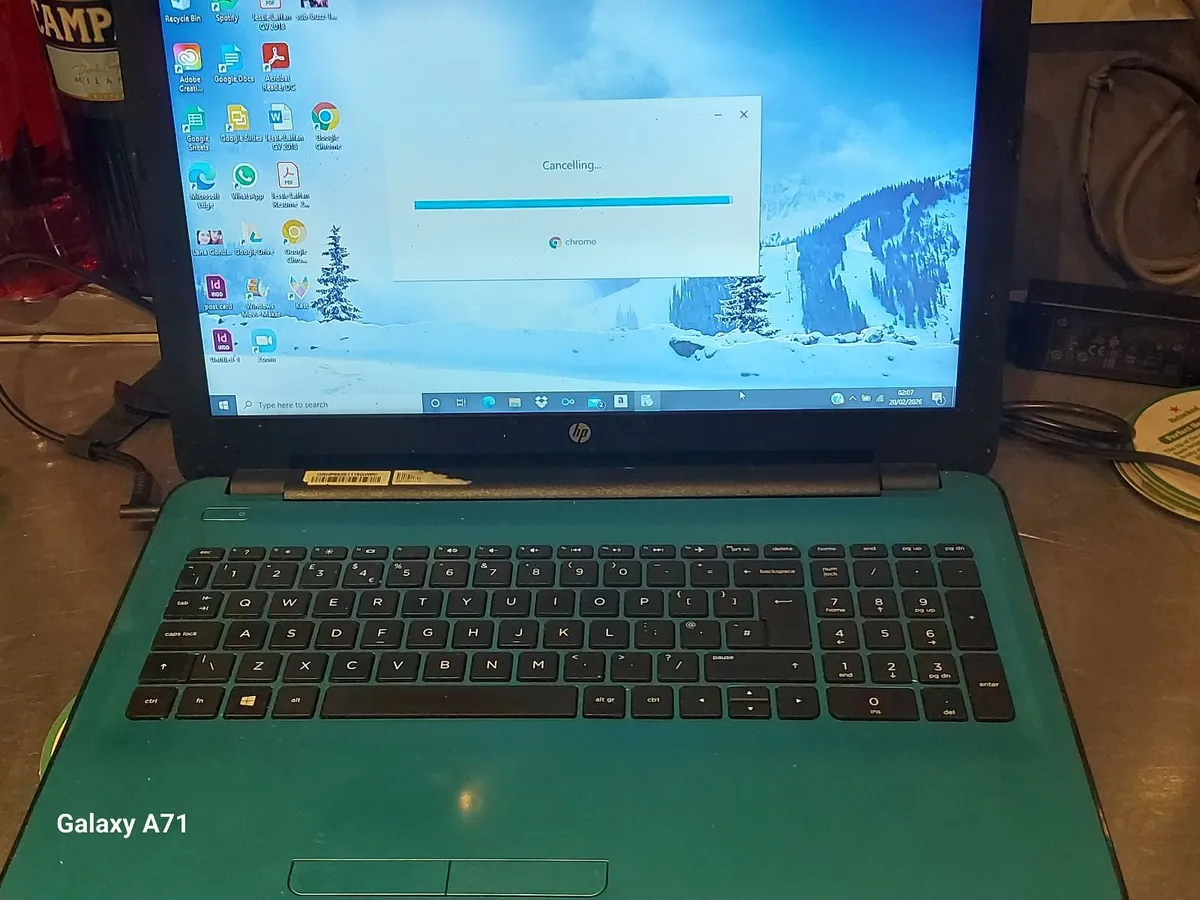 HP Pavillion laptop, 4GB Ram, 1TB, 2.0GHz Wins 10 - Image 1