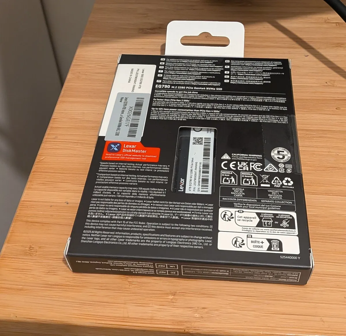 Lexar EQ790 4 TB Gen4 SSD - Price firm - warranty - Image 2