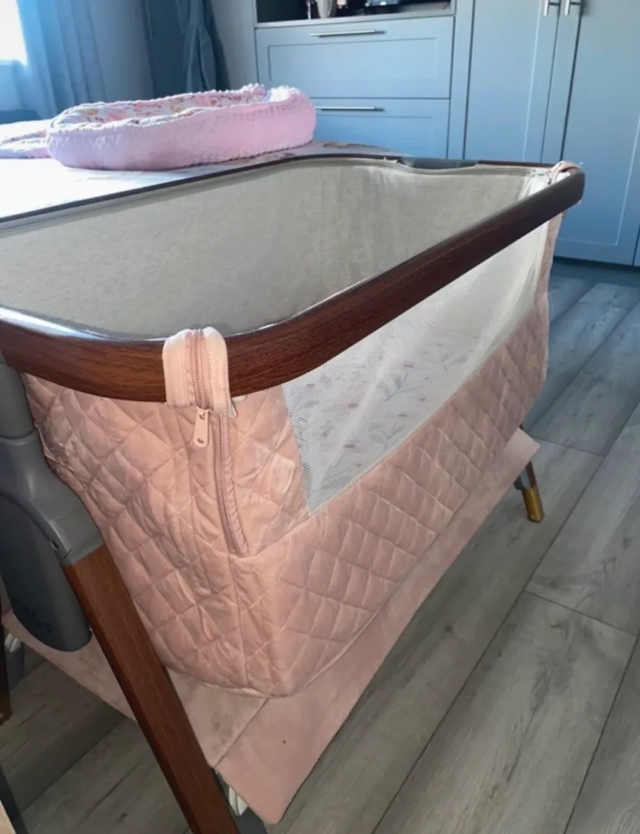 Tutti Bambini Crib in Walnut & Blush - Image 1