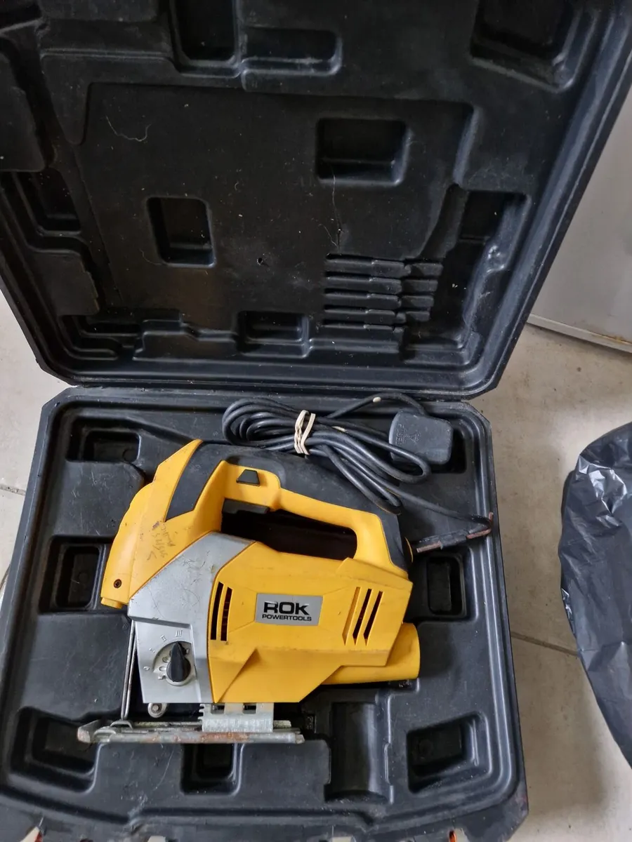 ROK Laser Guided Jigsaw WLJC800 in Carry Case - Image 1
