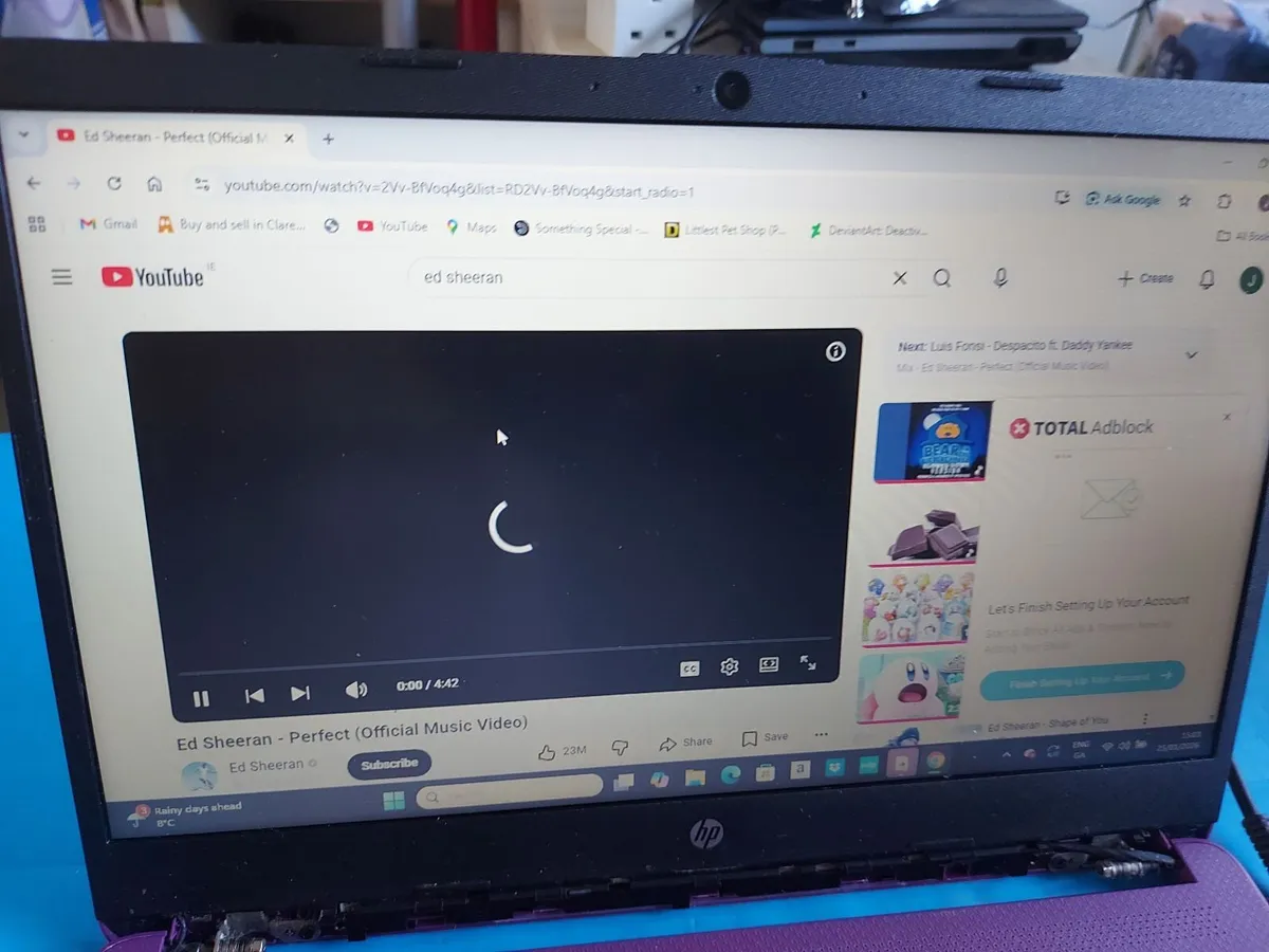 HP Laptop Model 14s-fq0060na, Purple, Windows 11 - Image 4
