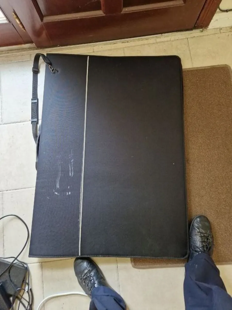 Portfolio Zipped Carry Case with Handle and Strap - Image 1