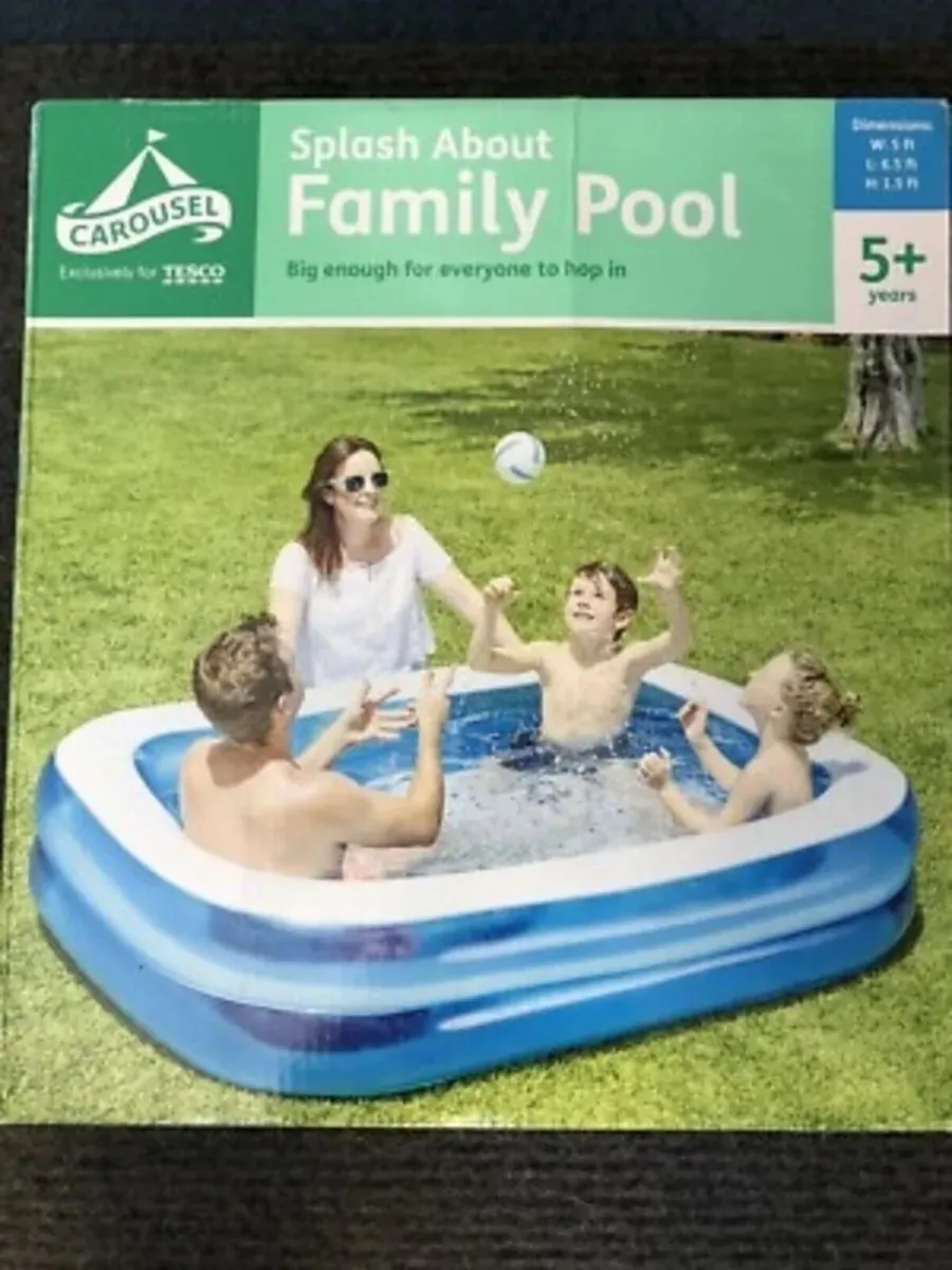 NEW Swimming Pool, Family size, Setup Once Only - Image 3