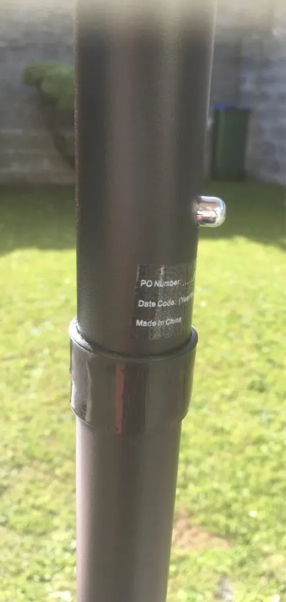 BRAND NEW Parasol 1.8Metre with Tilt Facility Grey - Image 3