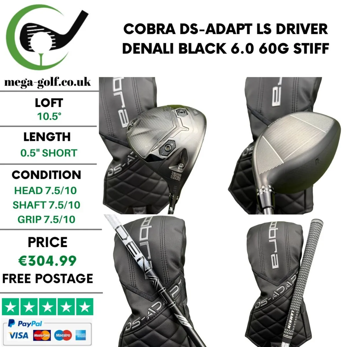 Cobra Ds-Adapt Ls Driver / 10.5° / Stiff - Image 1