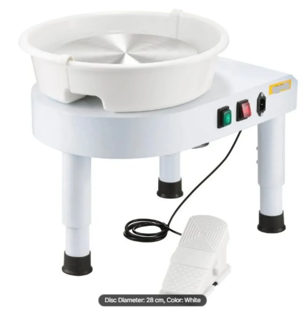 Pottery Wheel, 28 cm Ceramic Wheel Forming Machine - Image 4