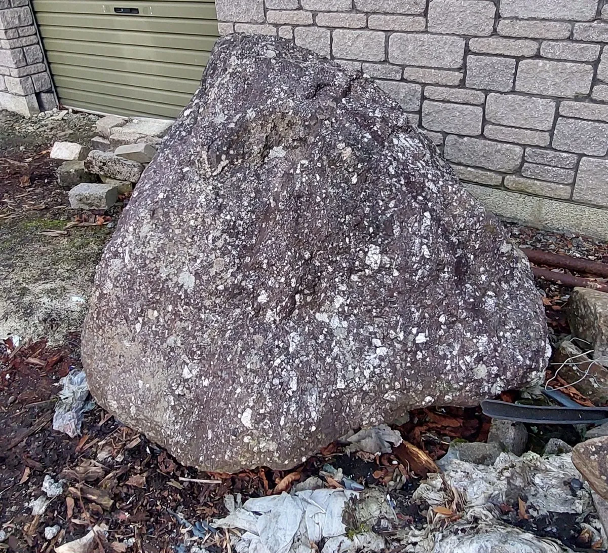 Stone boulder