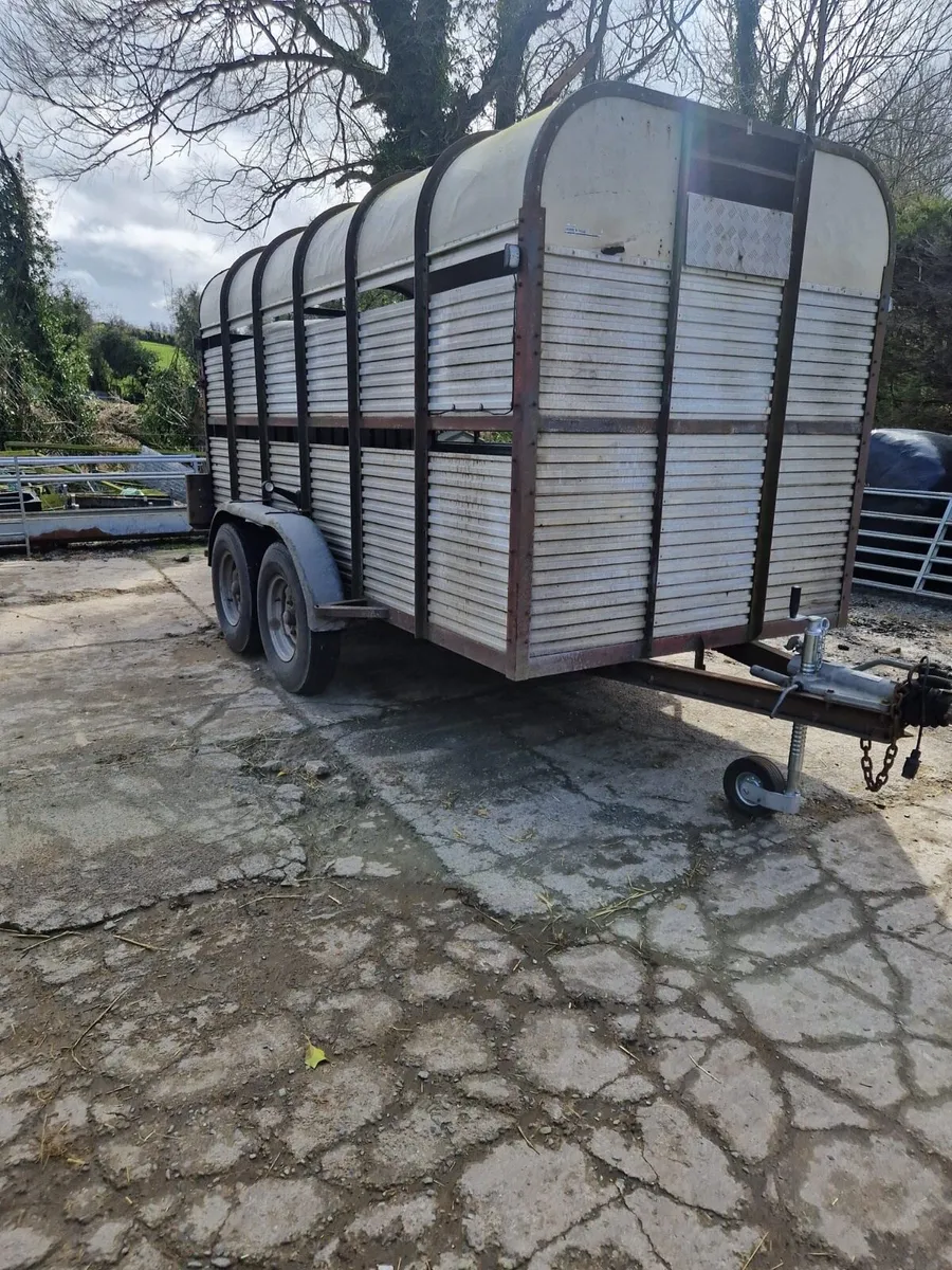 2011 Hamilton 12x6 foot Cattle Trailer - Image 1