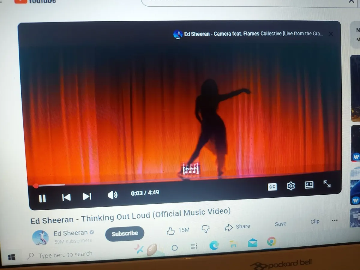 Packard Bell EasyNote TV 15.6 inch Laptop, White - Image 2