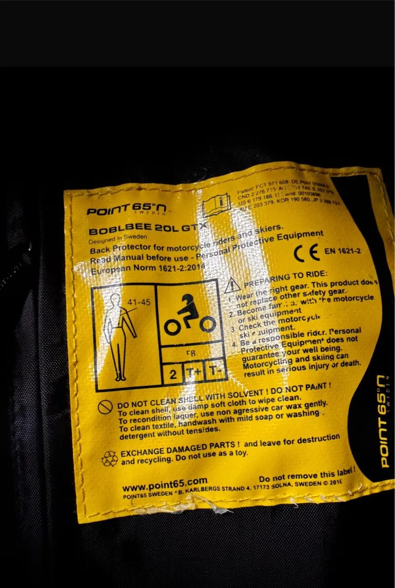 motorcycle backpack - Image 2