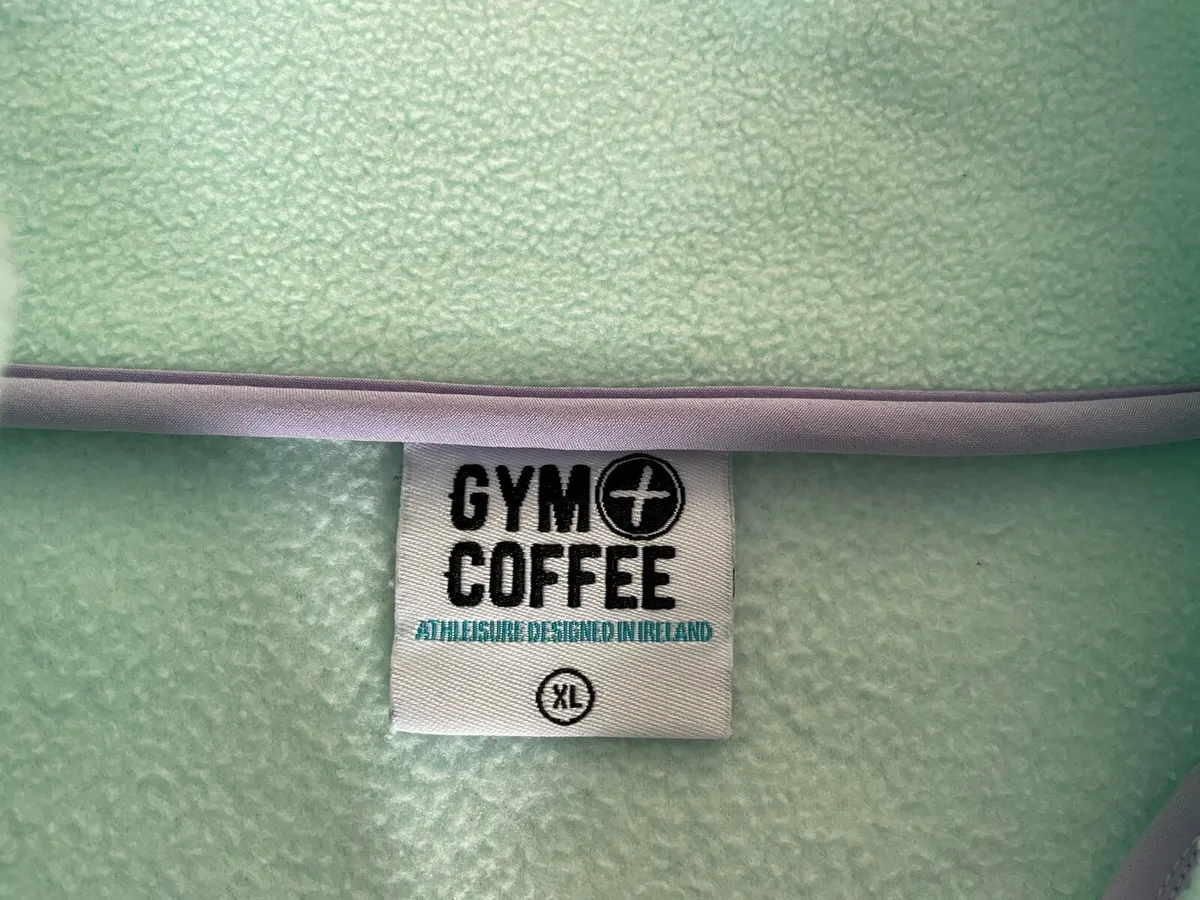 Gym + coffee cropped fleece - Image 2