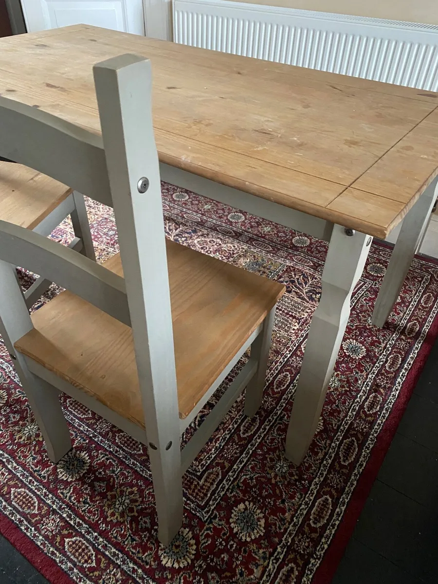 Table and 4 Chairs - Image 2