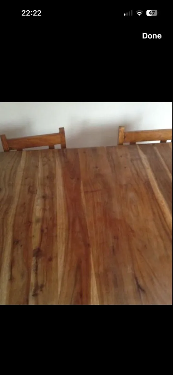 Table and 8 high chairs - Image 2