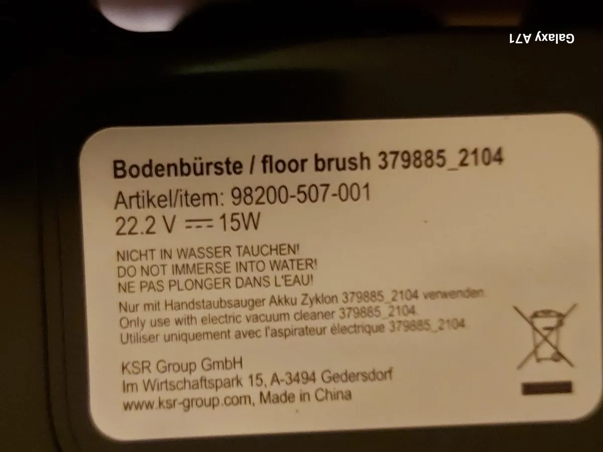 Silvercrest cordless Vacuum Cleaner, Excellent con - Image 3