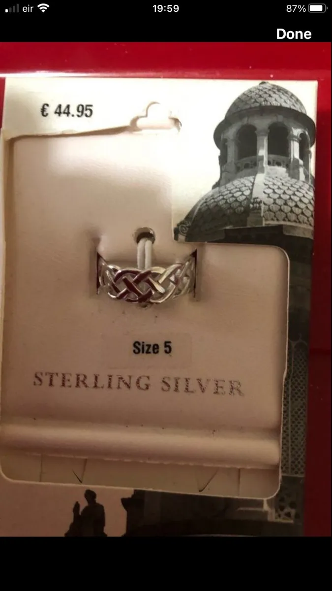 Girls new sliver ring size 5 €25 - Image 1