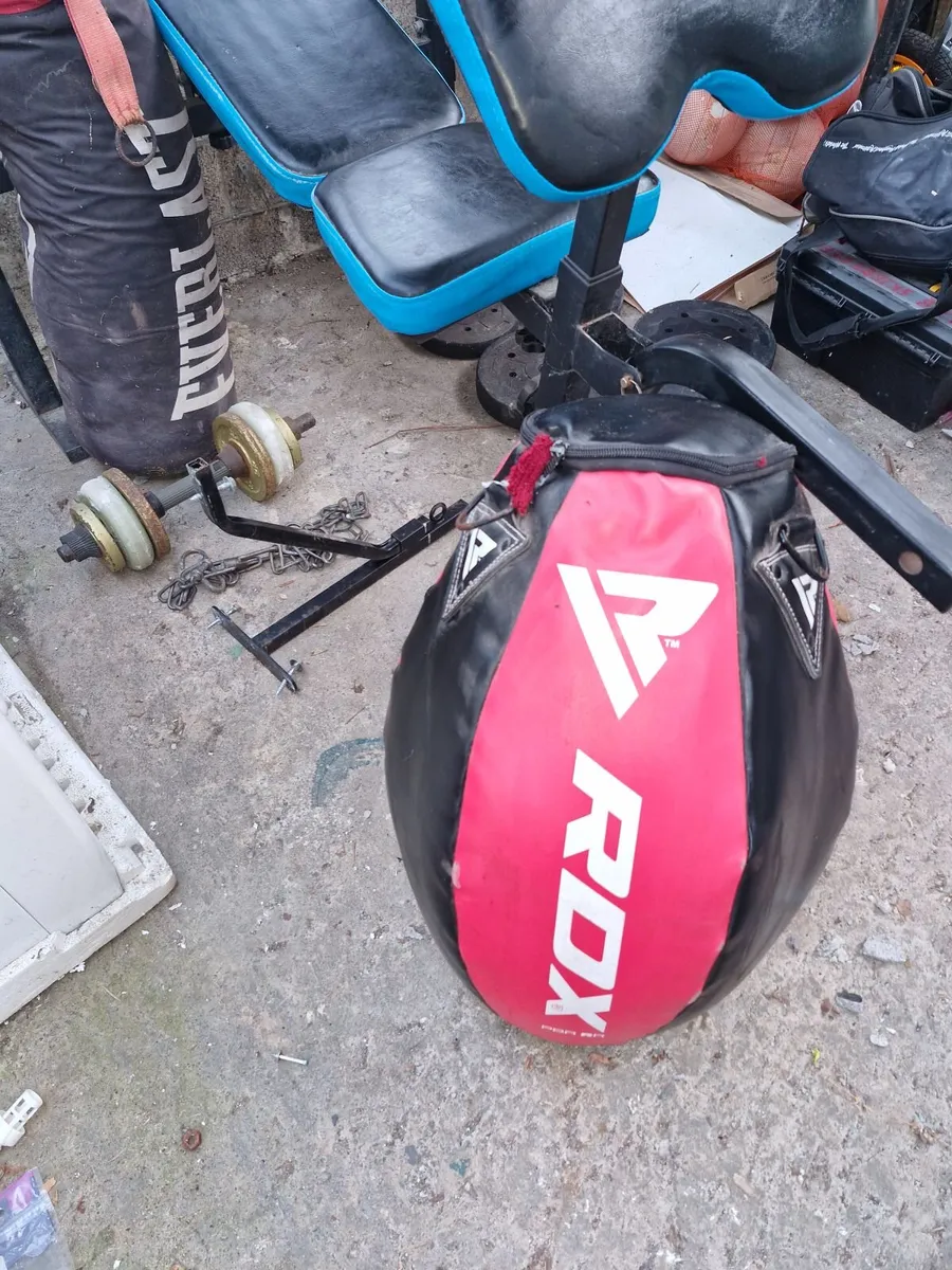 Bench Press, Weights and Boxing Bags - Image 2