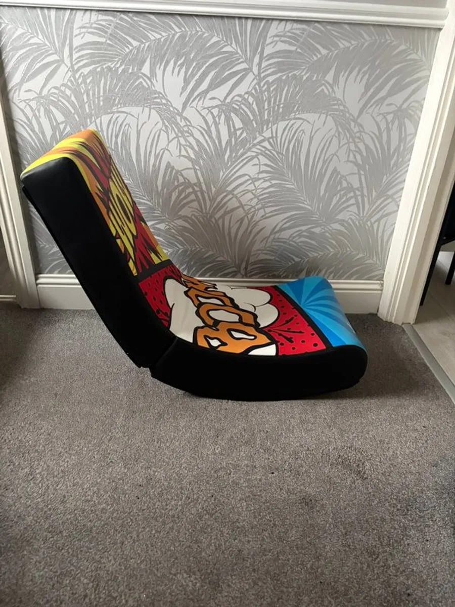 X Rocker Comic Book Junior Video/Gaming Rocker - Image 2