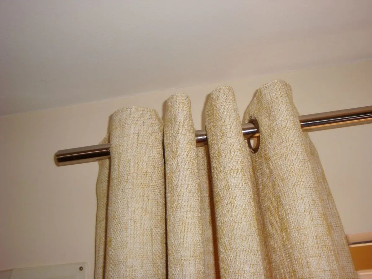 Single panel lined curtain W135 cm x L216 cm - Image 1