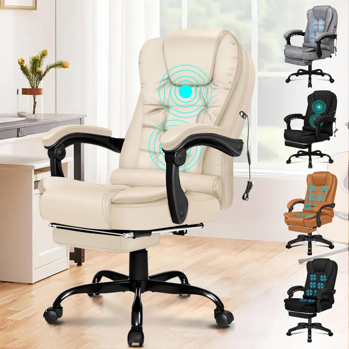 Massage Office Chair for Home Executive Desk 77 - Image 1