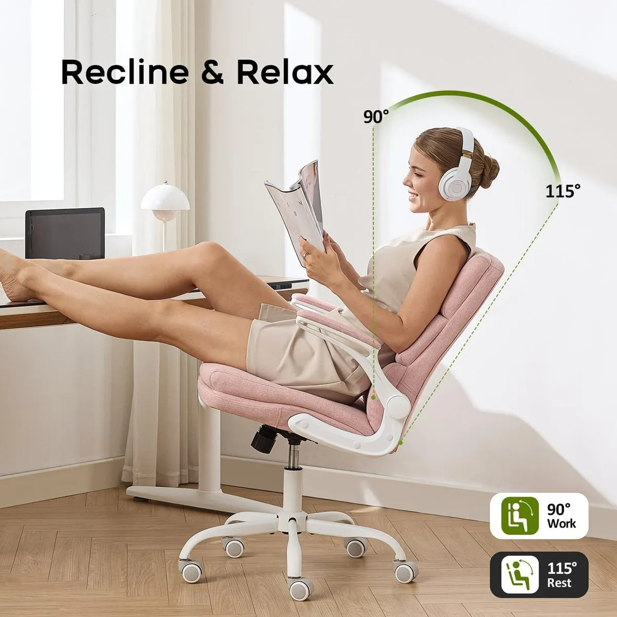 Ergonomic Office Chair with 3-Stage Back Support - Image 4