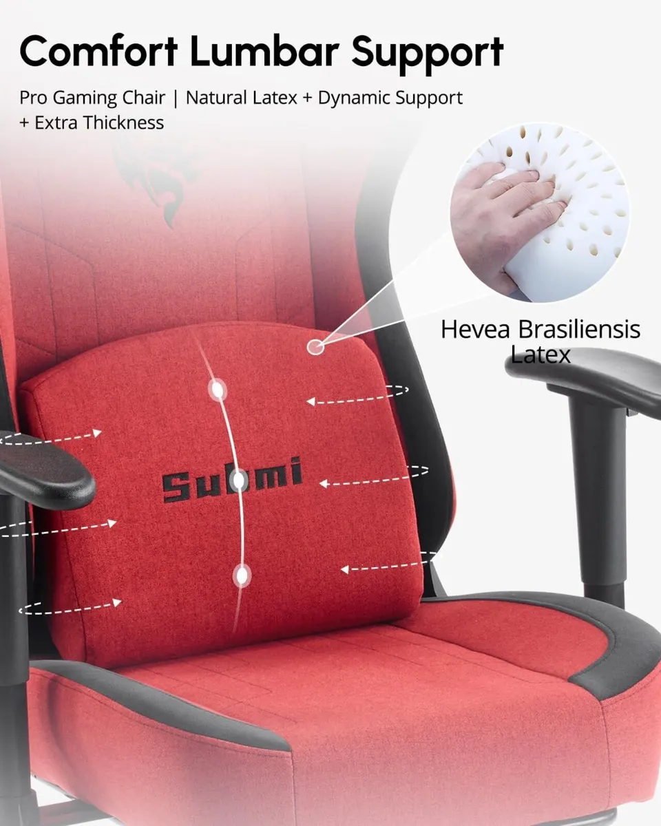 Ergonomic Gaming Chair High Back Chairs with Wide - Image 4