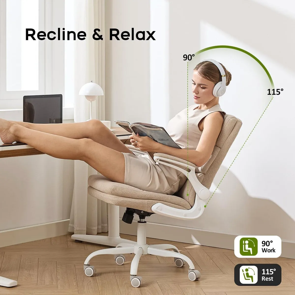 Ergonomic Office Chair with 3-Stage Back Support - Image 4