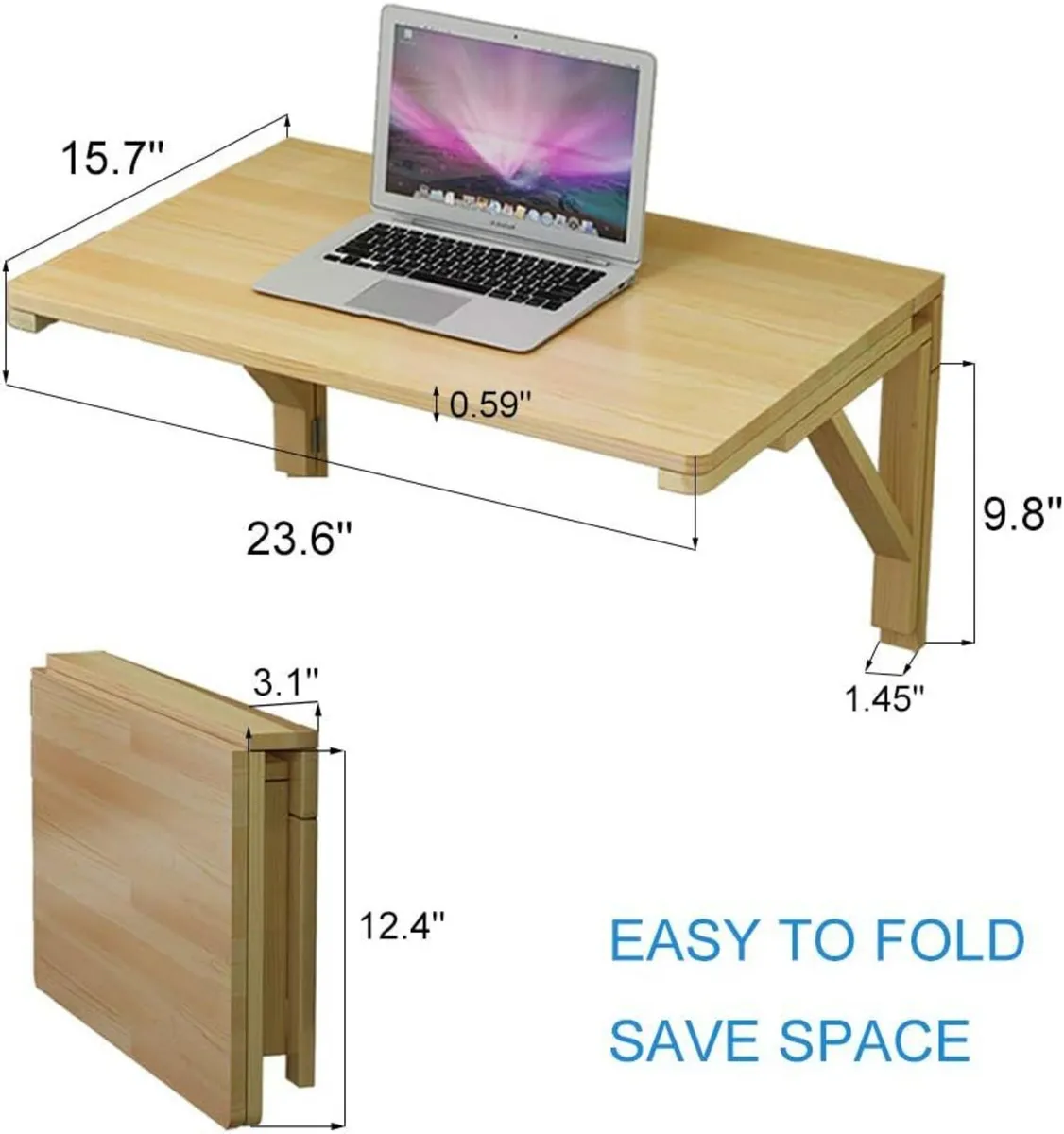 Wall Mounted Folding Table for Laundry Room Fold - Image 2