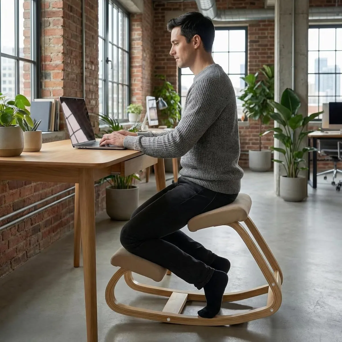 Ergonomic Kneeling Chair 250LB Load Capacity - Image 2