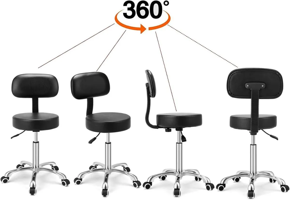 Rolling Swivel Adjustable Heavy Duty Drafting - Image 3