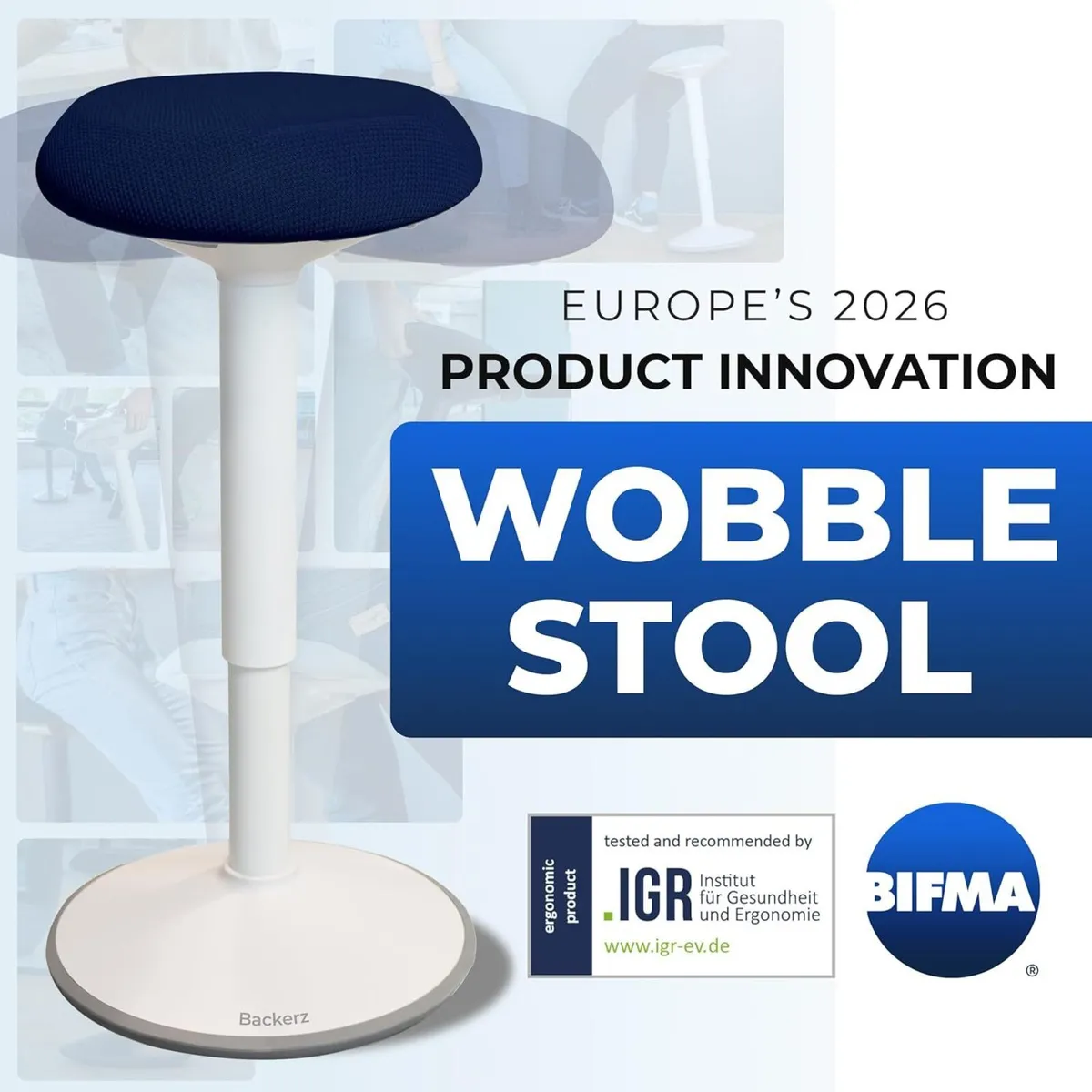 Ergonomic Stool - Office Test Winner with 40-60 - Image 2