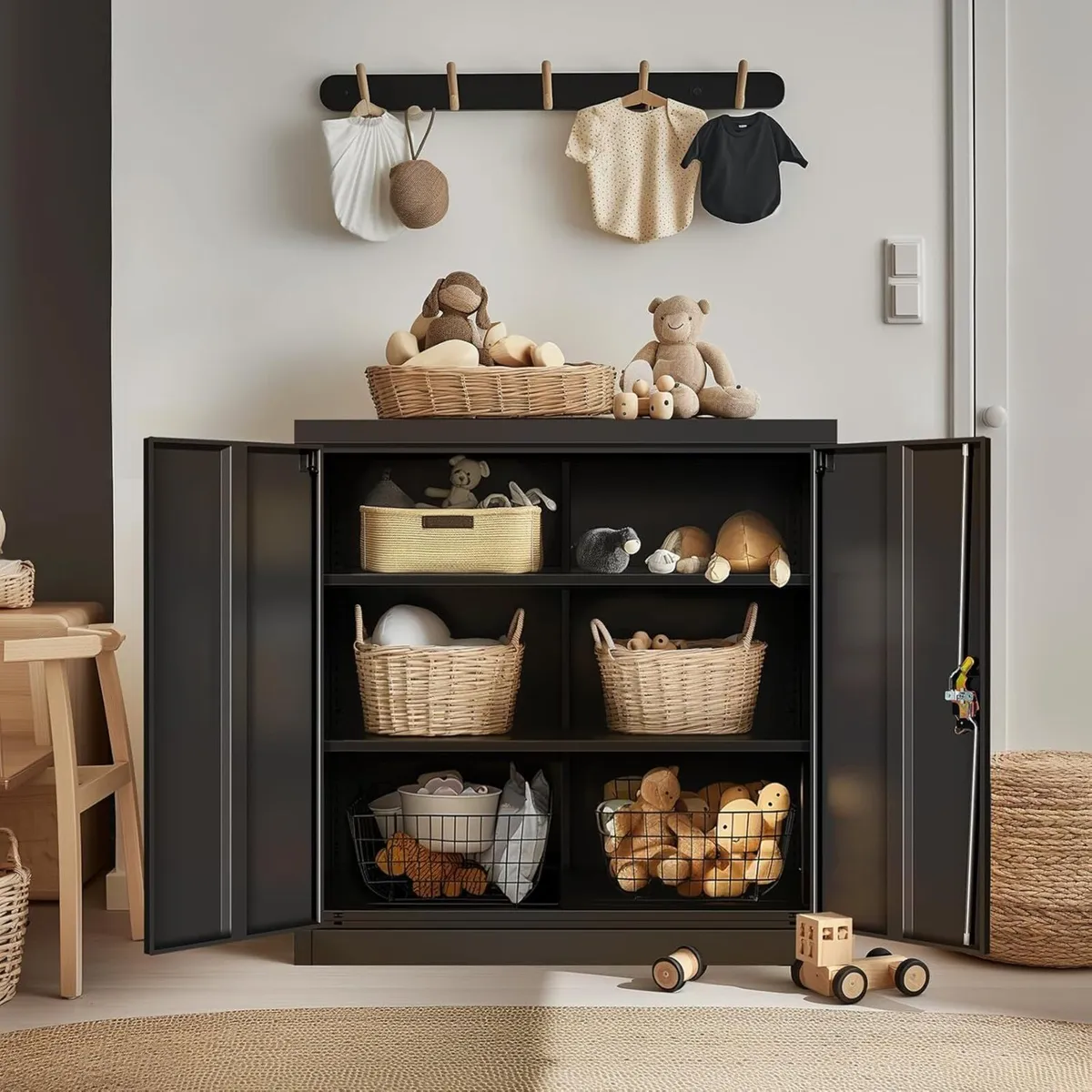 Frideko Metal Storage Cabinet with 2 Door and - Image 2