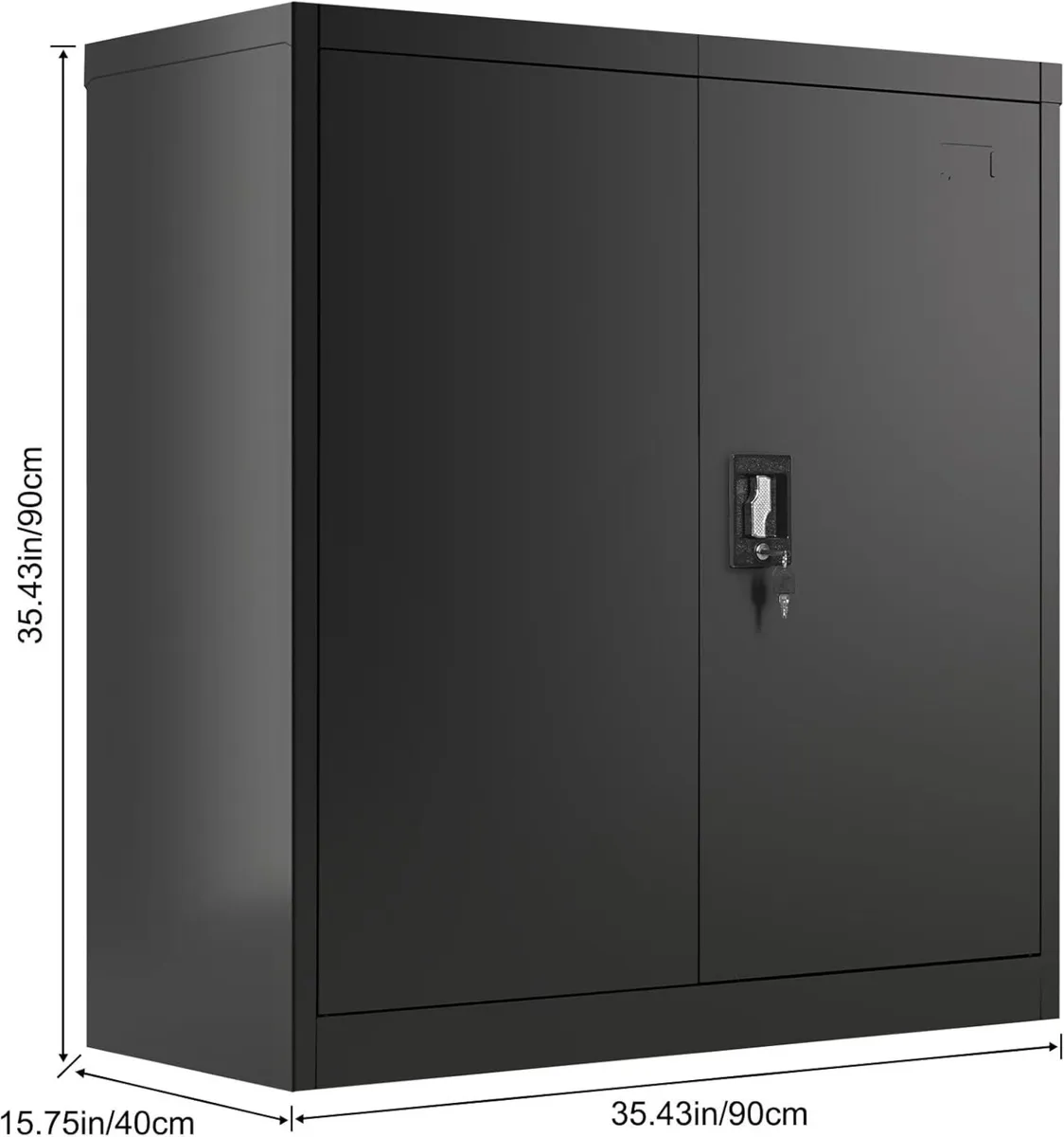 Frideko Metal Storage Cabinet with 2 Door and - Image 3
