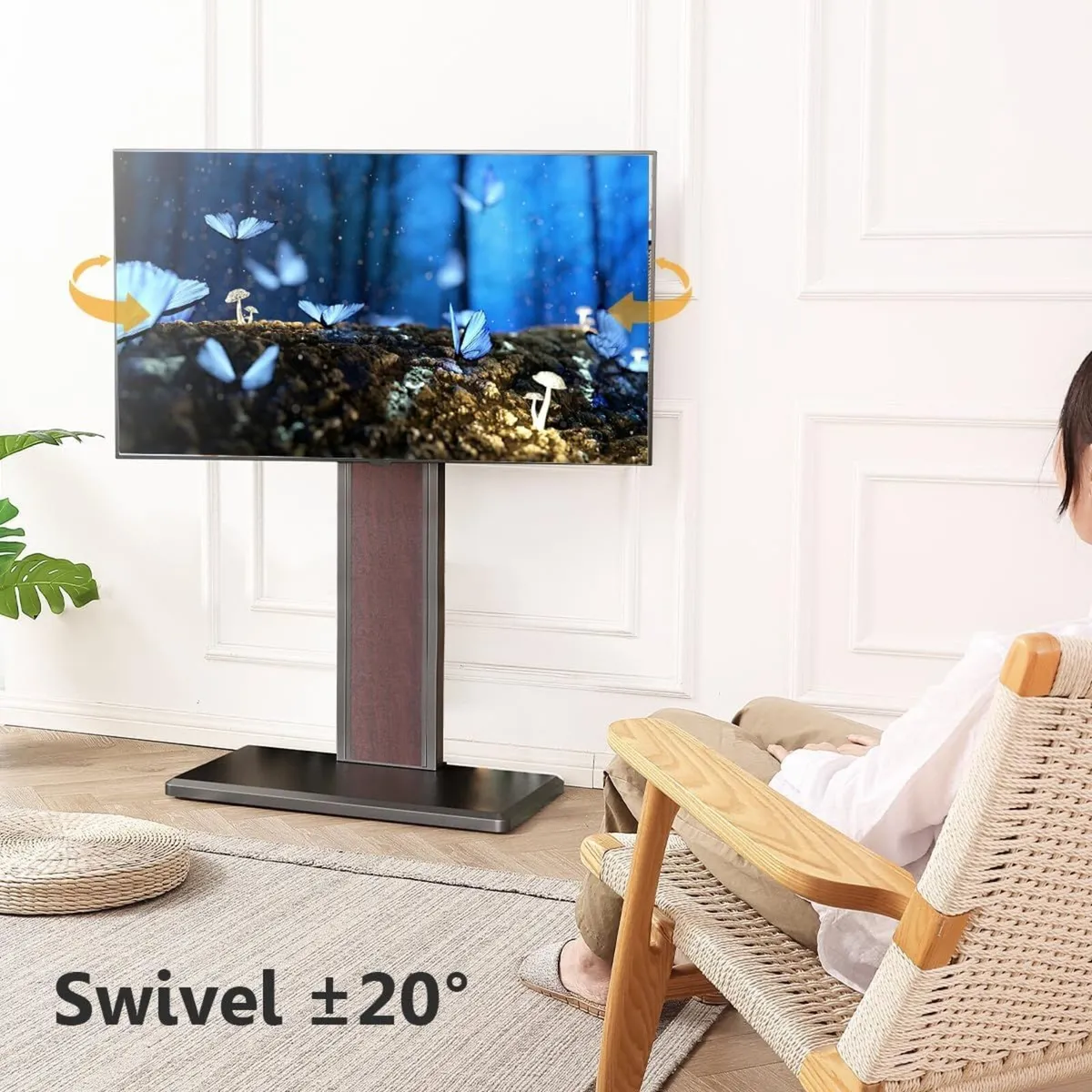 TV Floor Stand for 32-65 inch Universal Swivel - Image 3