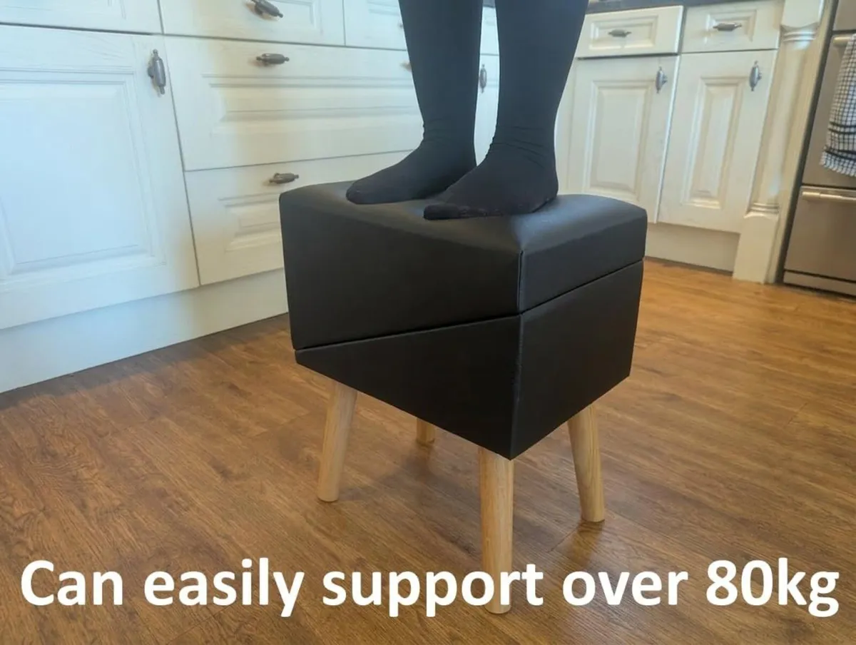 XL Folding Ottoman Dog Ramp Gentle Slope for Sofa - Image 4