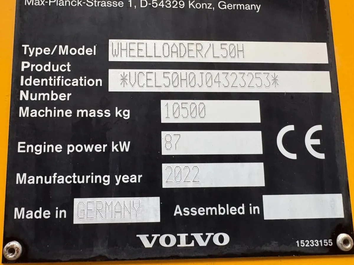 VOLVO L50H WHEELED LOADER - Image 4