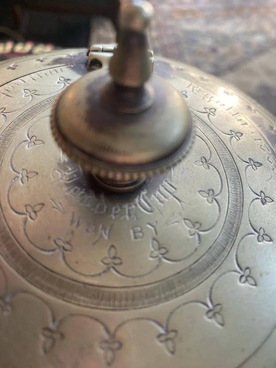 Silver Plated Ornate Kettle - Image 4