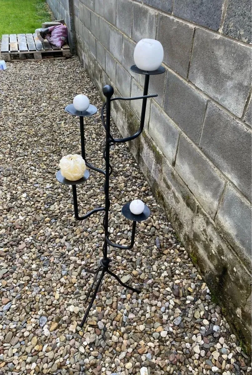 Gorgeous Cast iron Candle Holder - Image 1