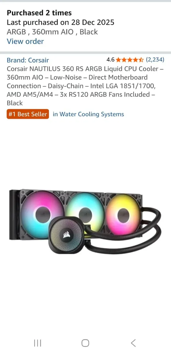 X2 360mm AIO + PC Case - Image 1