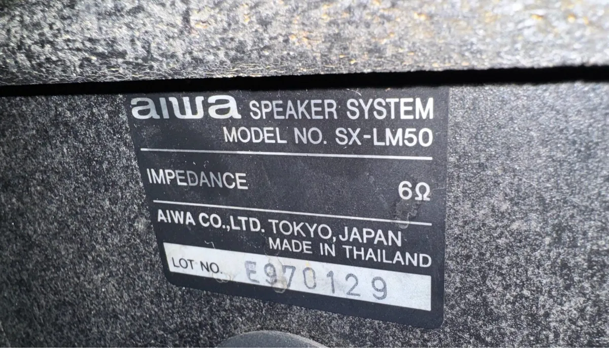 AIWA SPEAKERS - Image 2