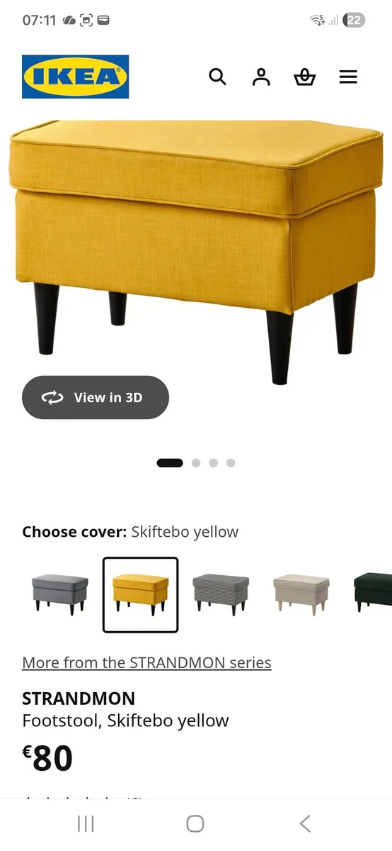 Armchair and foot stool - Image 3